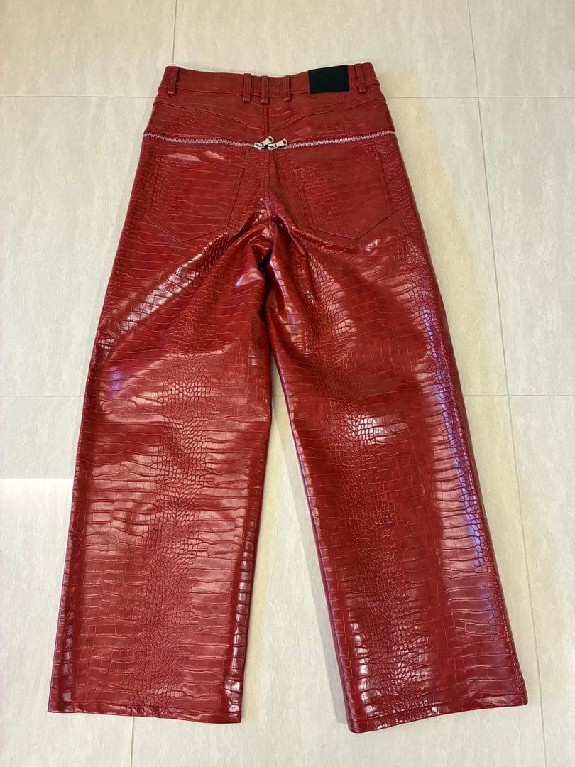 GOAR クロコレザーパンツ　新品　激レア品