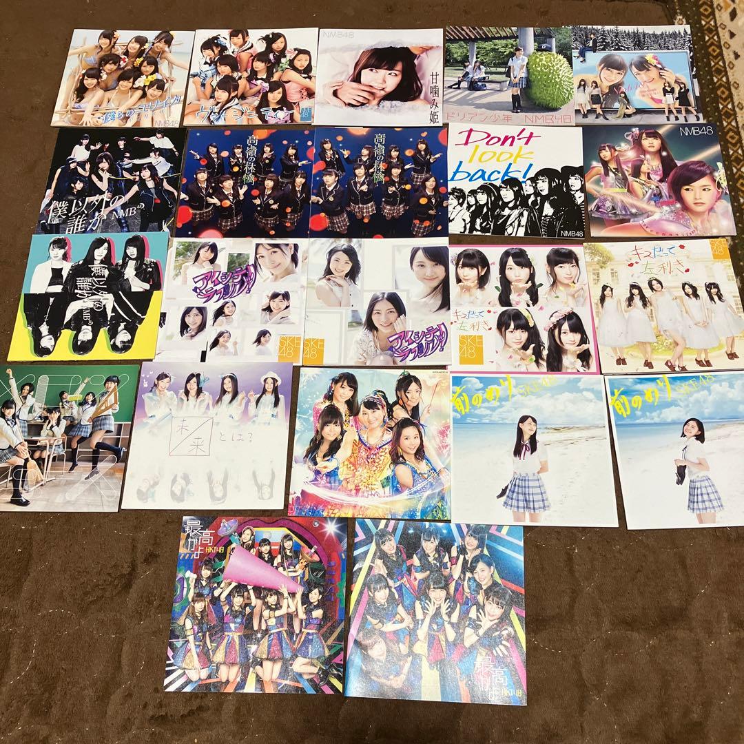 AKB48 グループ　CD 約60枚セット　おまけ　生写真　カード付