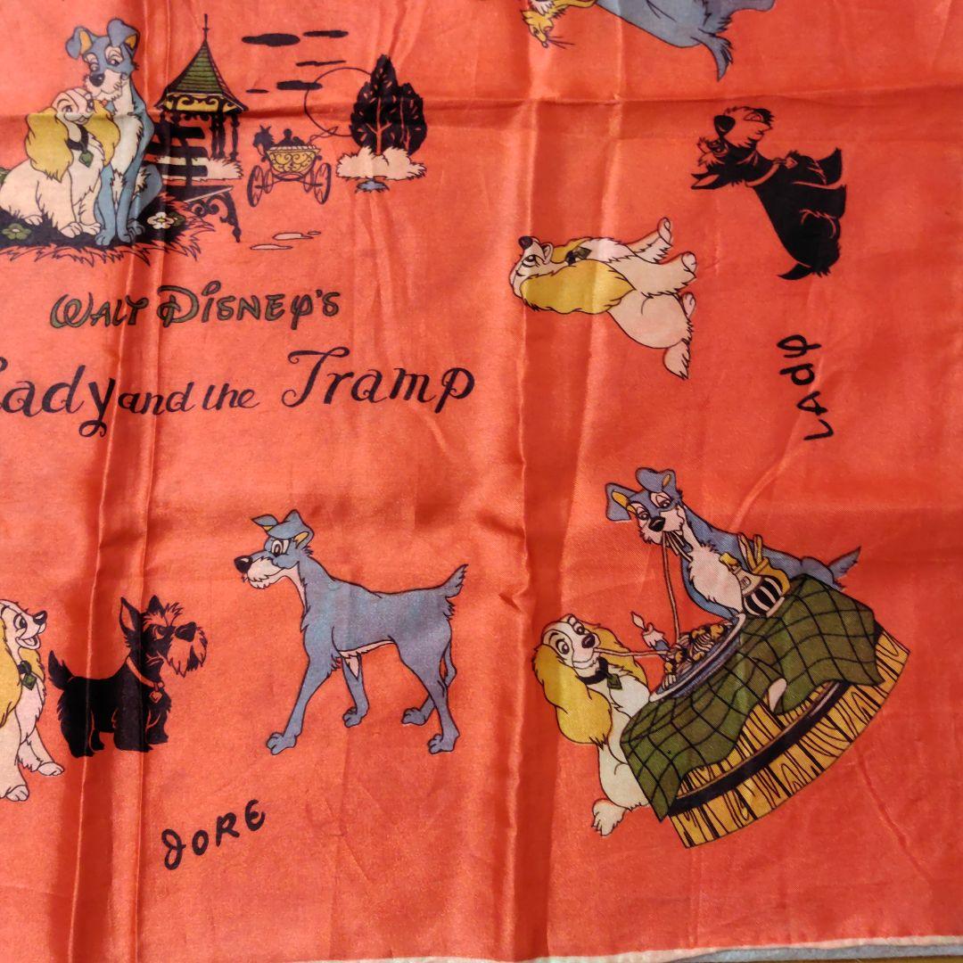1961年 「わんわん物語」スカーフ Walt Disney,s