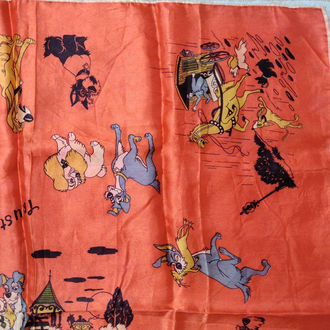 1961年 「わんわん物語」スカーフ Walt Disney,s