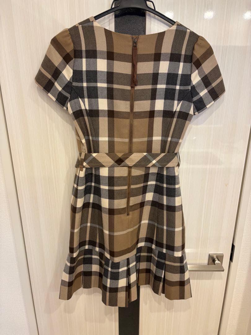 Burberry BLUELABELチェック柄ワンピース