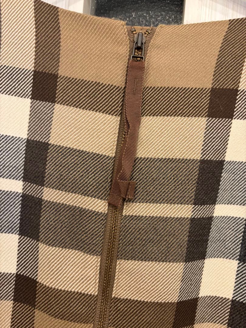 Burberry BLUELABELチェック柄ワンピース