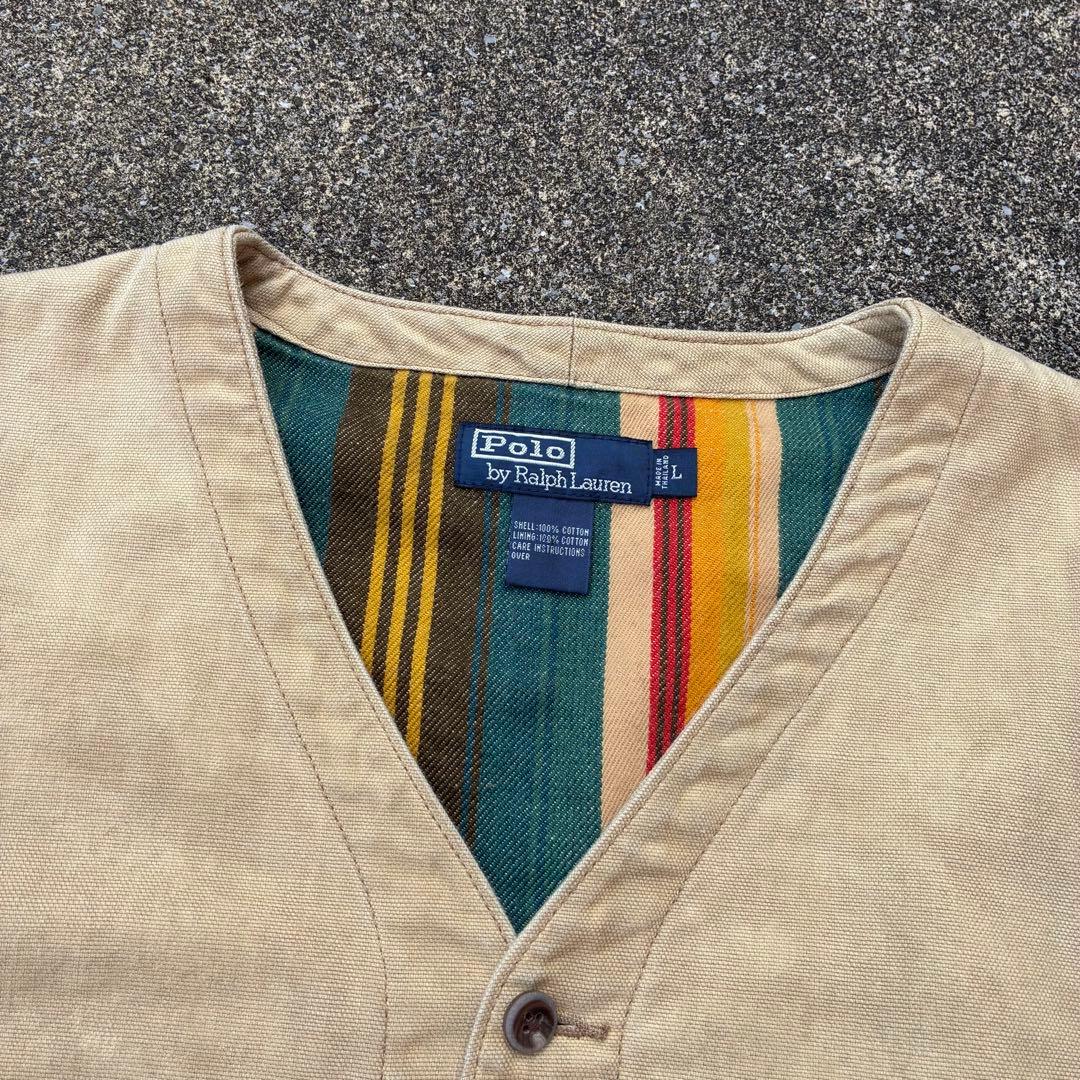 希少 90s POLO RalphLauren duck work vest
