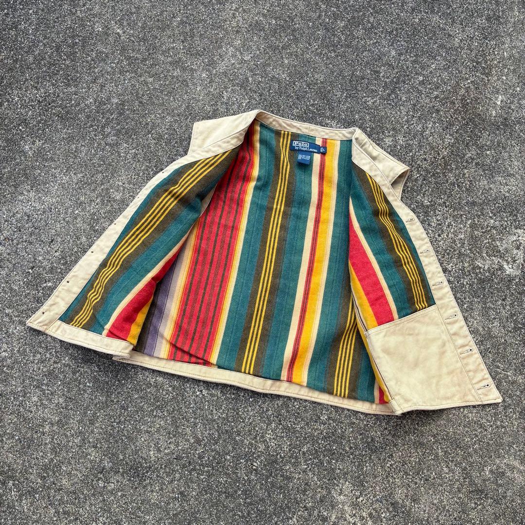 希少 90s POLO RalphLauren duck work vest