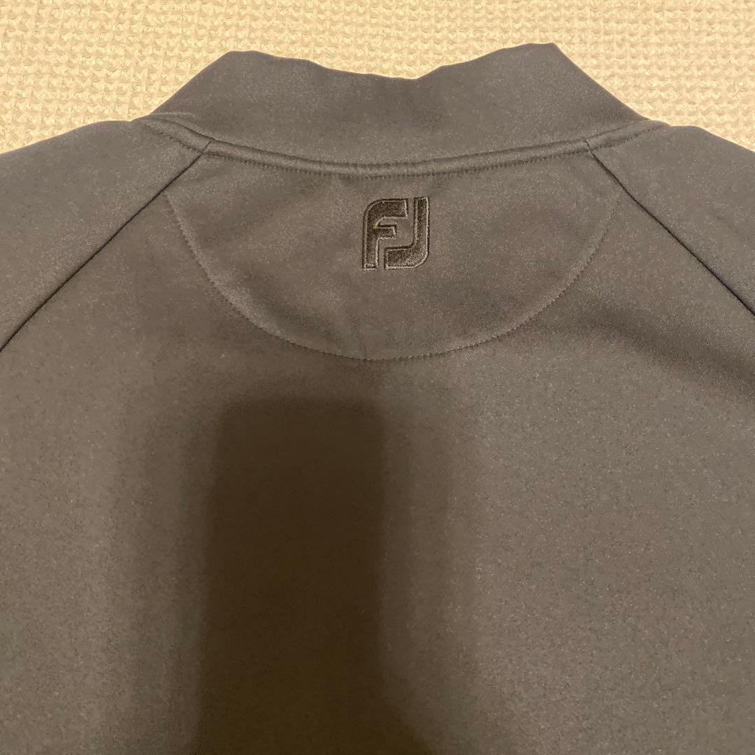 値下げ⭐️フットジョイ　ブラック ジャケット ジップアップ　裏起毛　2XL
