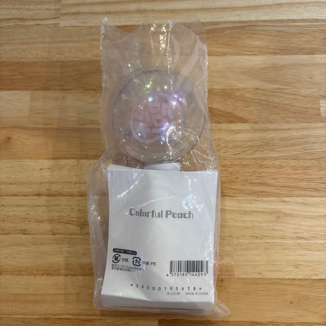 ペンライト　銀テープ　ハンドタオル　入場特典　カラフルピーチ　からぴちパラダイス
