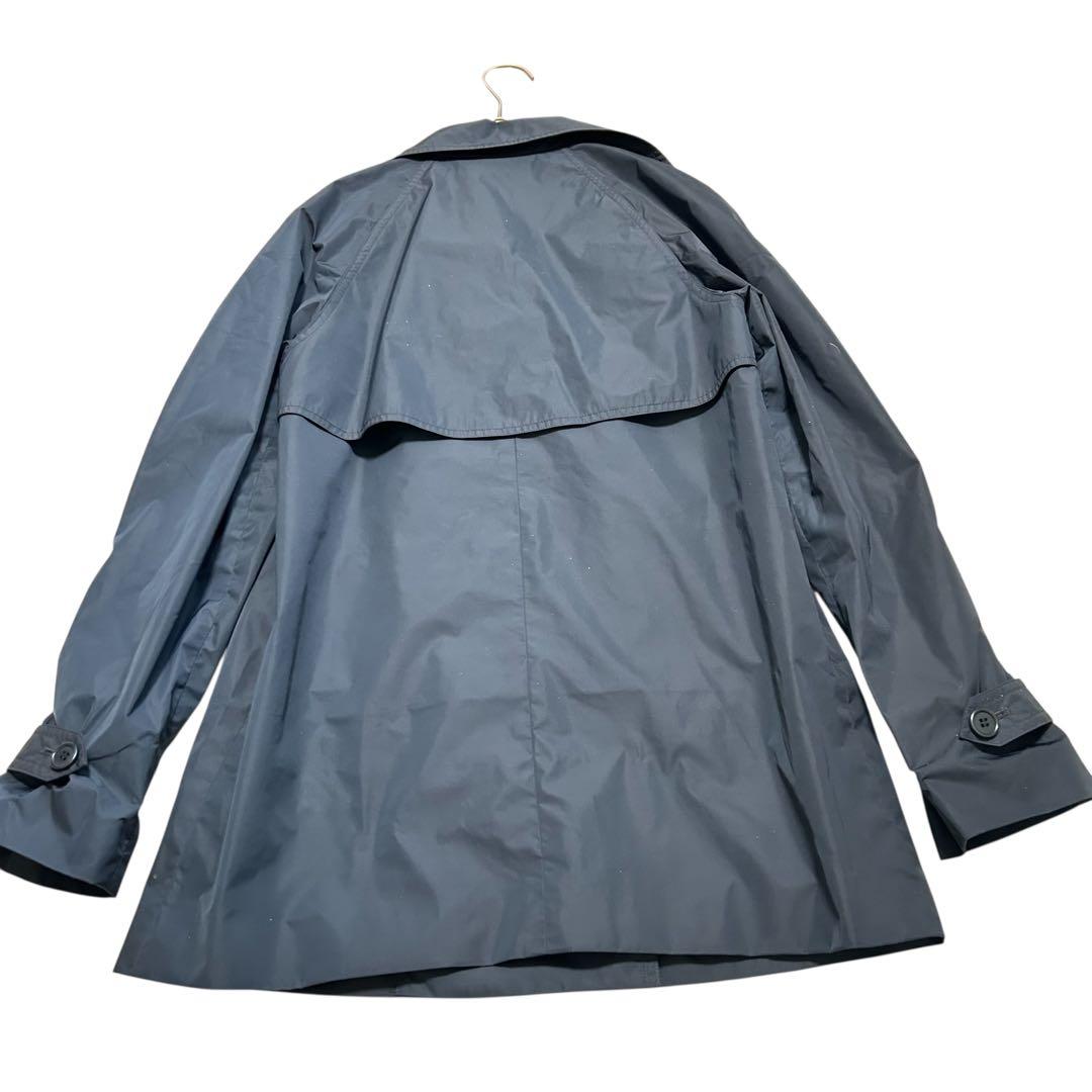 theory ナイロンブレンド スプリングコート SLICKER ネイビー S