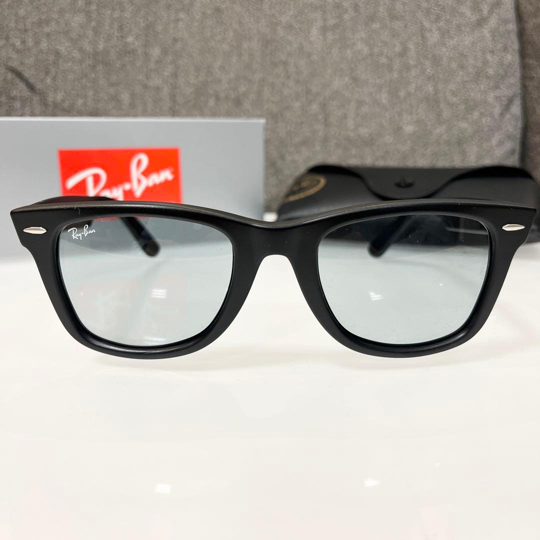 横浜即発RayBanマットブラック✖️ライトグレイRB2140F601/SR5