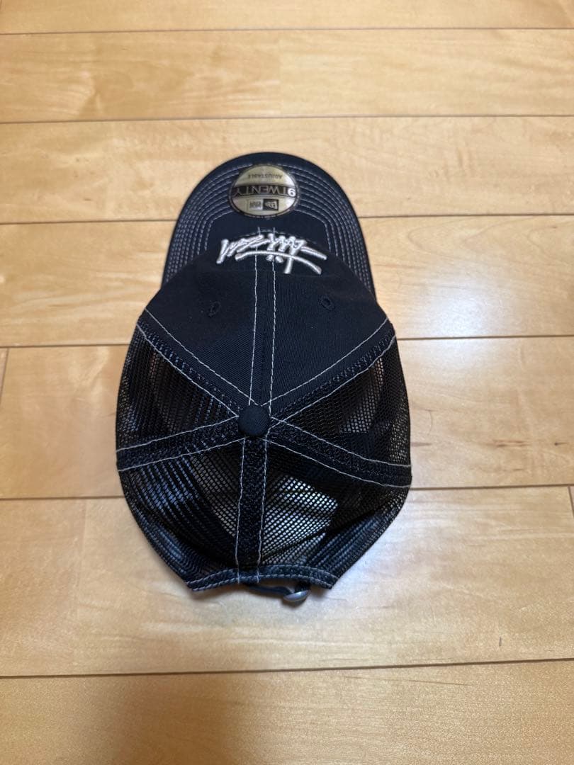 Stussy ×NewEra 9Twenty 黒 メッシュキャップ