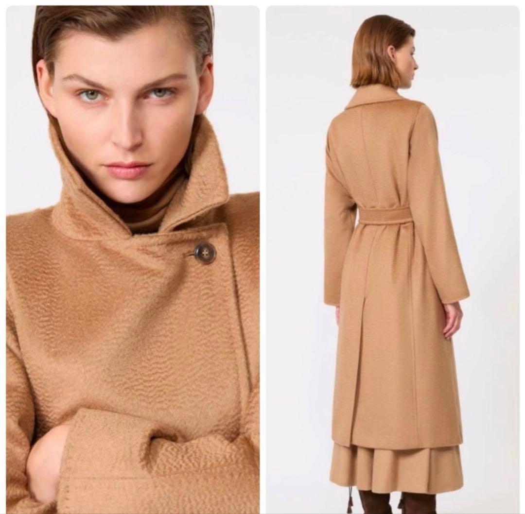極美品　MAX MARA マニュエラコート　ベージュ40