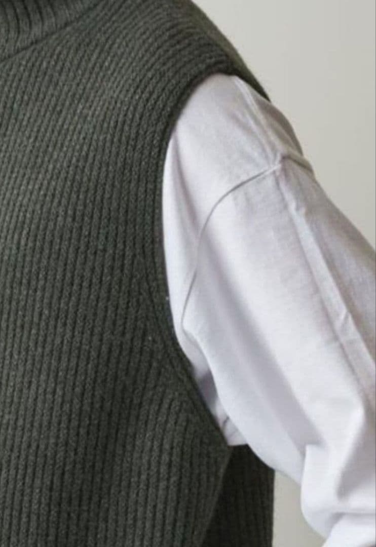 Steven Alan ハミルトンラムズウール ドライバーズ ニット ベスト