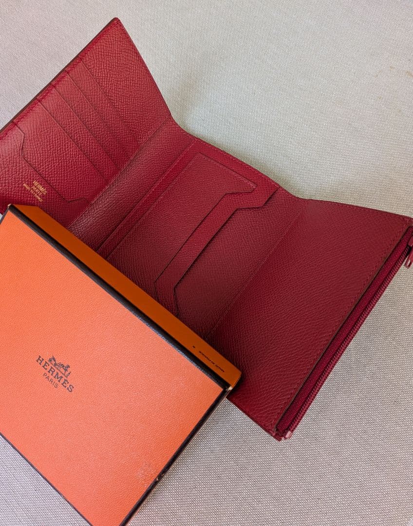 エルメス　ジュラ　コンパクトウォレット　三つ折財布