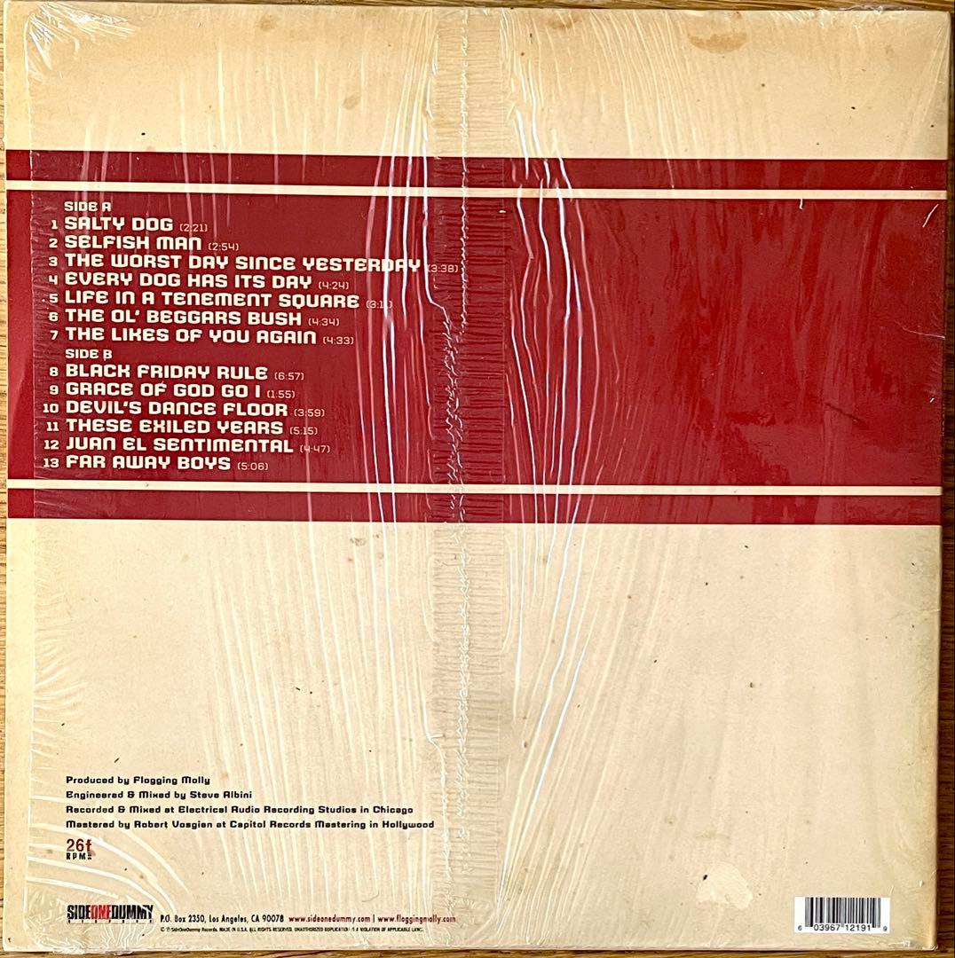 LP Flogging Molly Swagger USオリジナル pogues