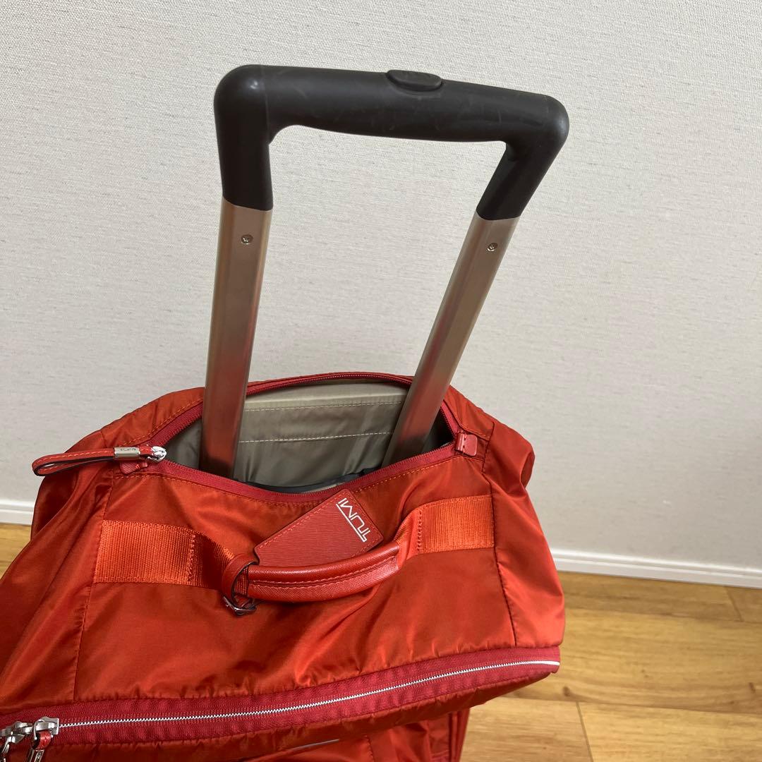 TUMI オレンジ色 キャリーカート 約50cm