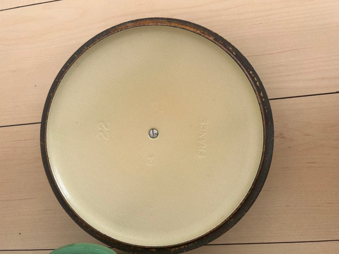 あーり LE CREUSET　ココット ロンド レーシンググリーン22cm
