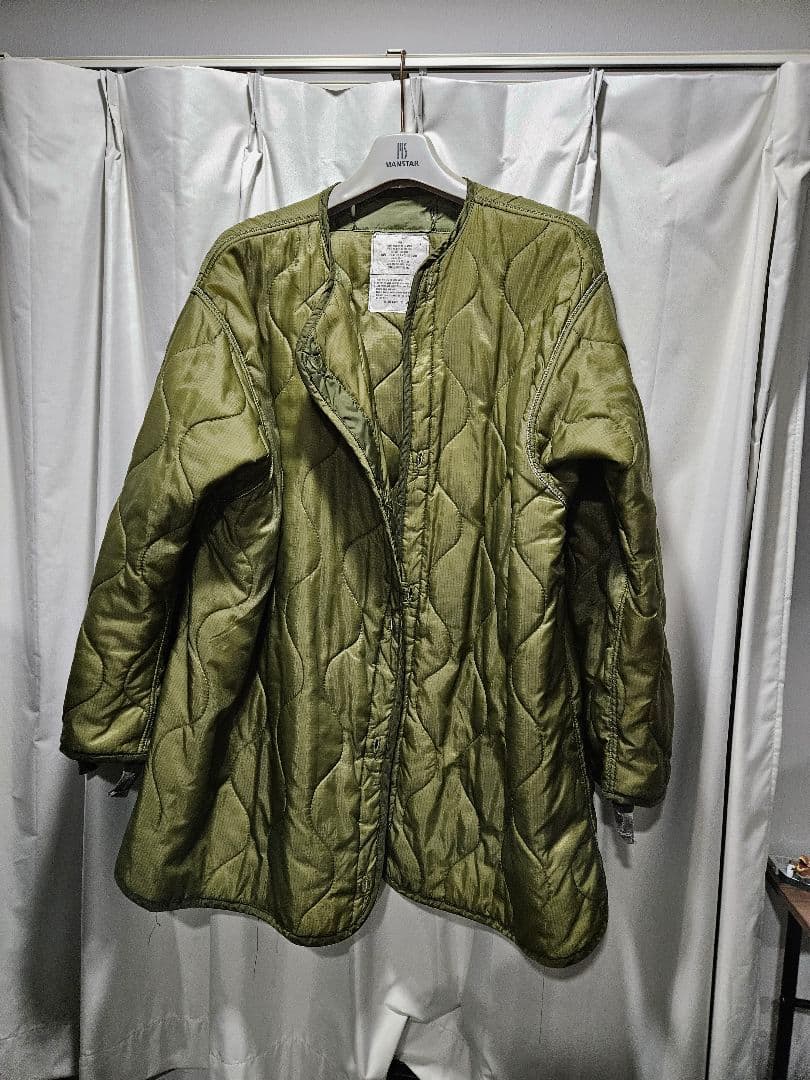 オリーブグリーン ミリタリー m65 フィッシュテール Lサイズ 米軍