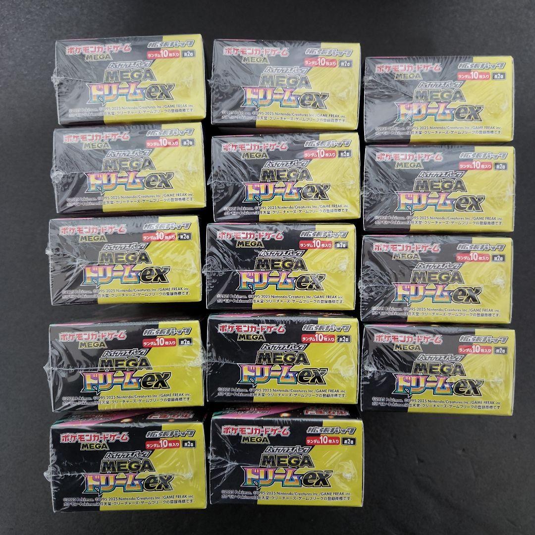 ポケモンカードシュリンクつき メガドリームex14BOX