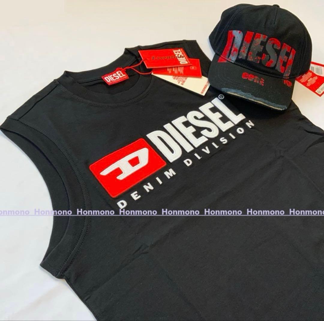 ラスト１点　DIESEL　T-ISCO-DIV　Ａ10508　M　ロゴ　ノースリ