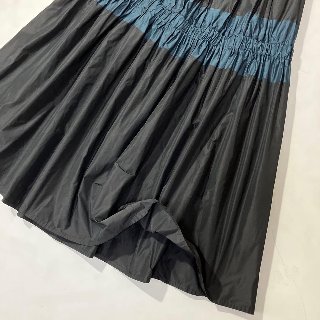 ＊美品＊ヒロココシノ／タフタ　ロングスカート
