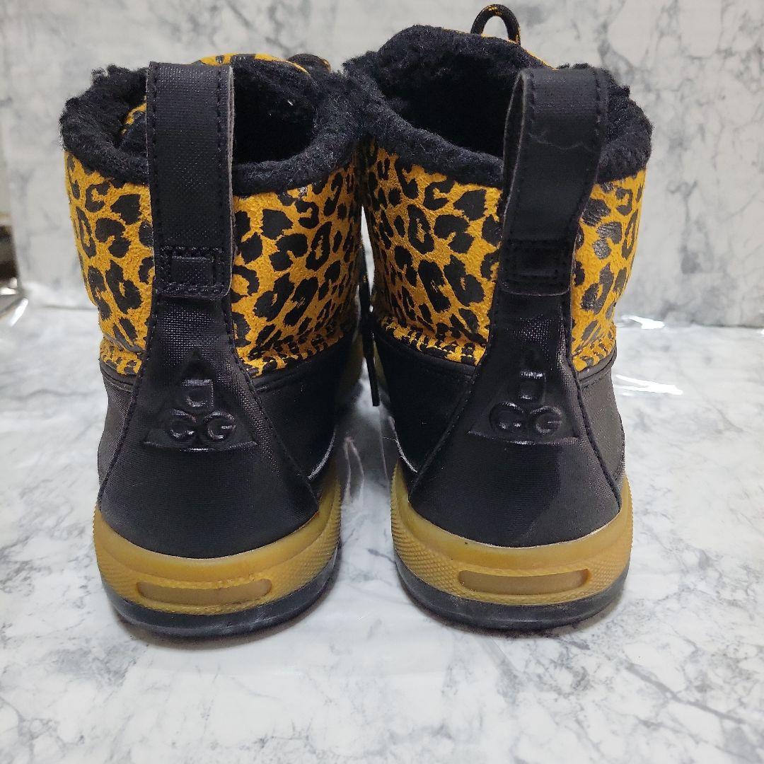 NIKE ACG 【25cm】ウッドサイド チャッカ　ブラック／レオパード 美品