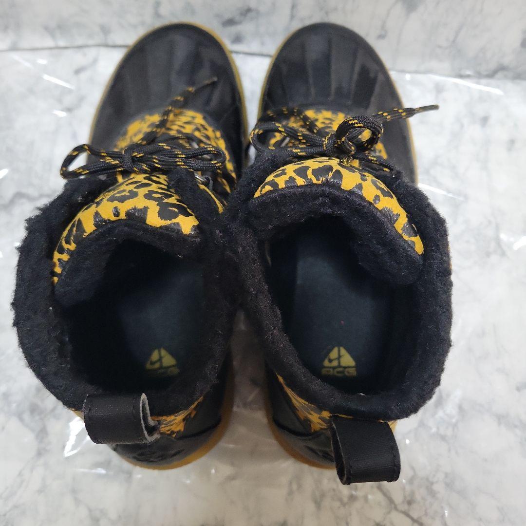 NIKE ACG 【25cm】ウッドサイド チャッカ　ブラック／レオパード 美品