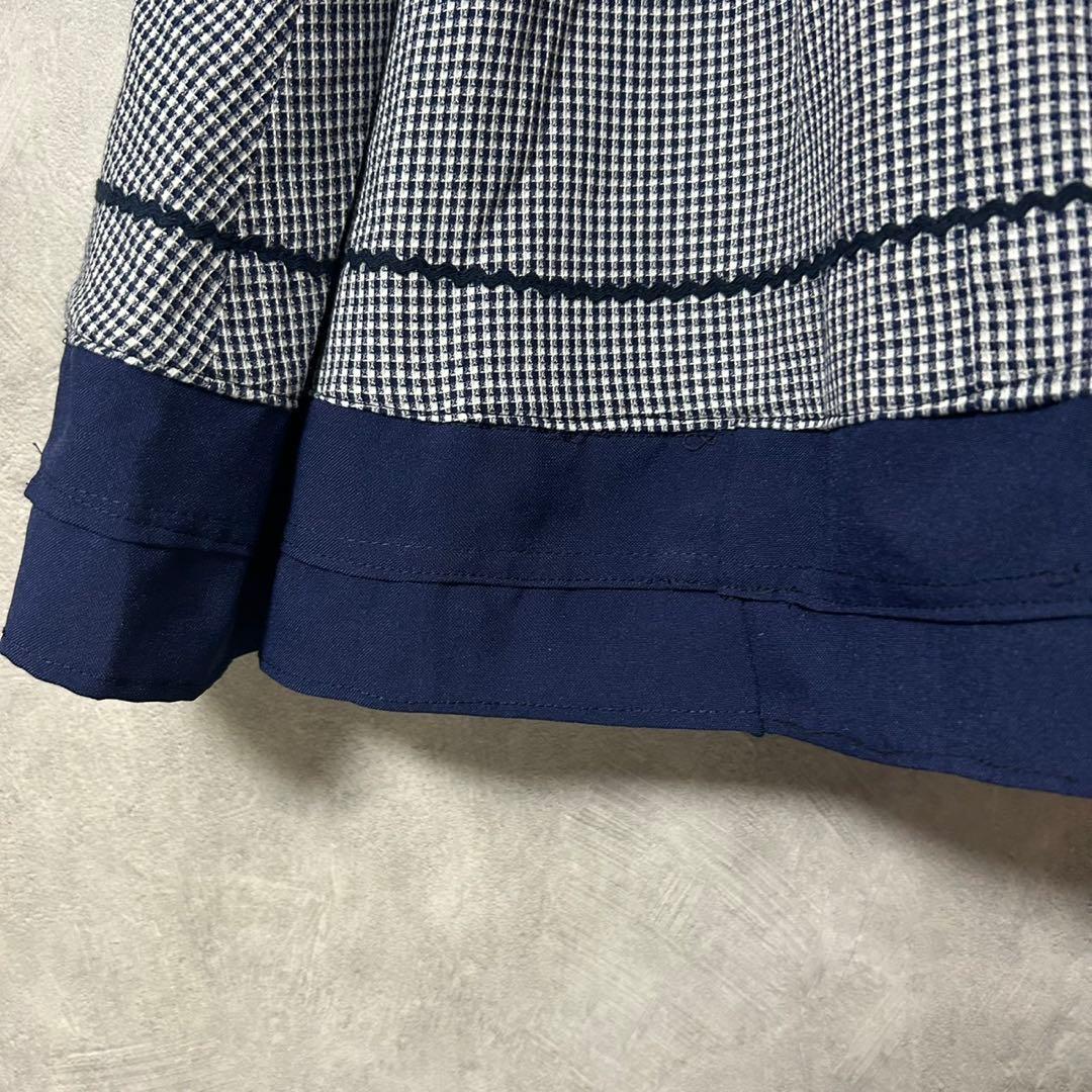 美品 セリーヌ CELINE チェック柄 ワンピース 95cm キッズ ベビー