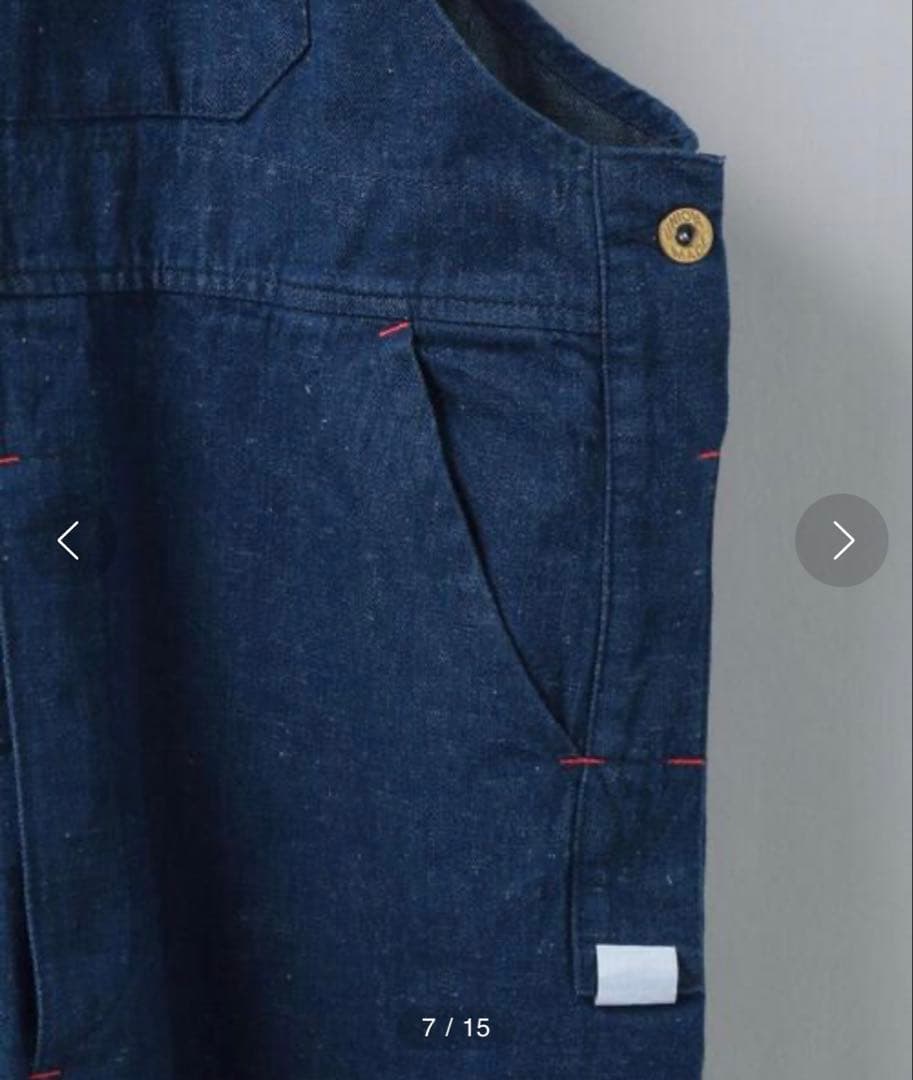 ＜WHITE FIELD × 6(ROKU) ＞OVERALL/オーバーオールM