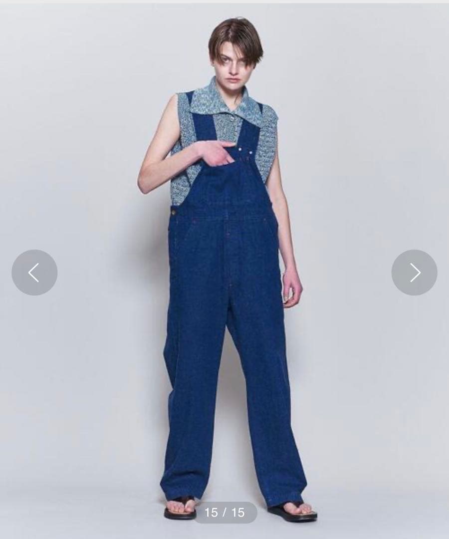 ＜WHITE FIELD × 6(ROKU) ＞OVERALL/オーバーオールM