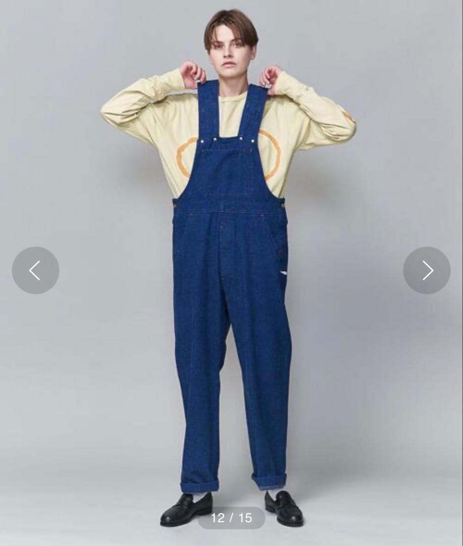＜WHITE FIELD × 6(ROKU) ＞OVERALL/オーバーオールM
