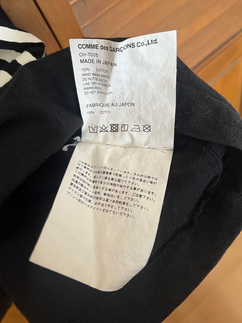 COMME DES GARÇONS 2021 ブラックTシャツ