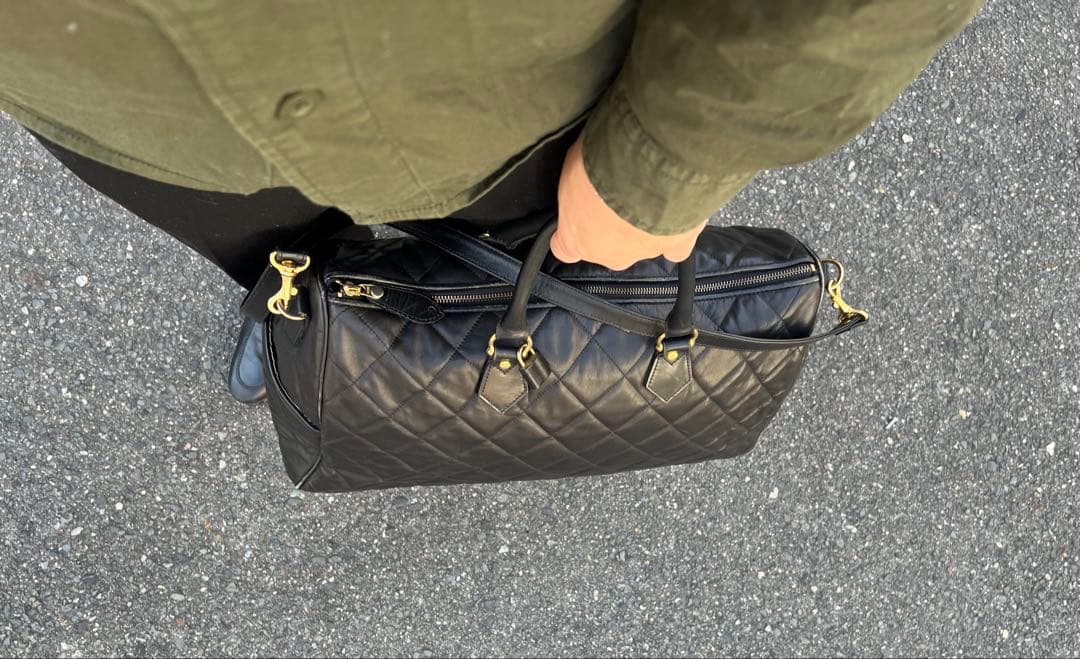 Vintage レザー　本革　ボストンバッグ