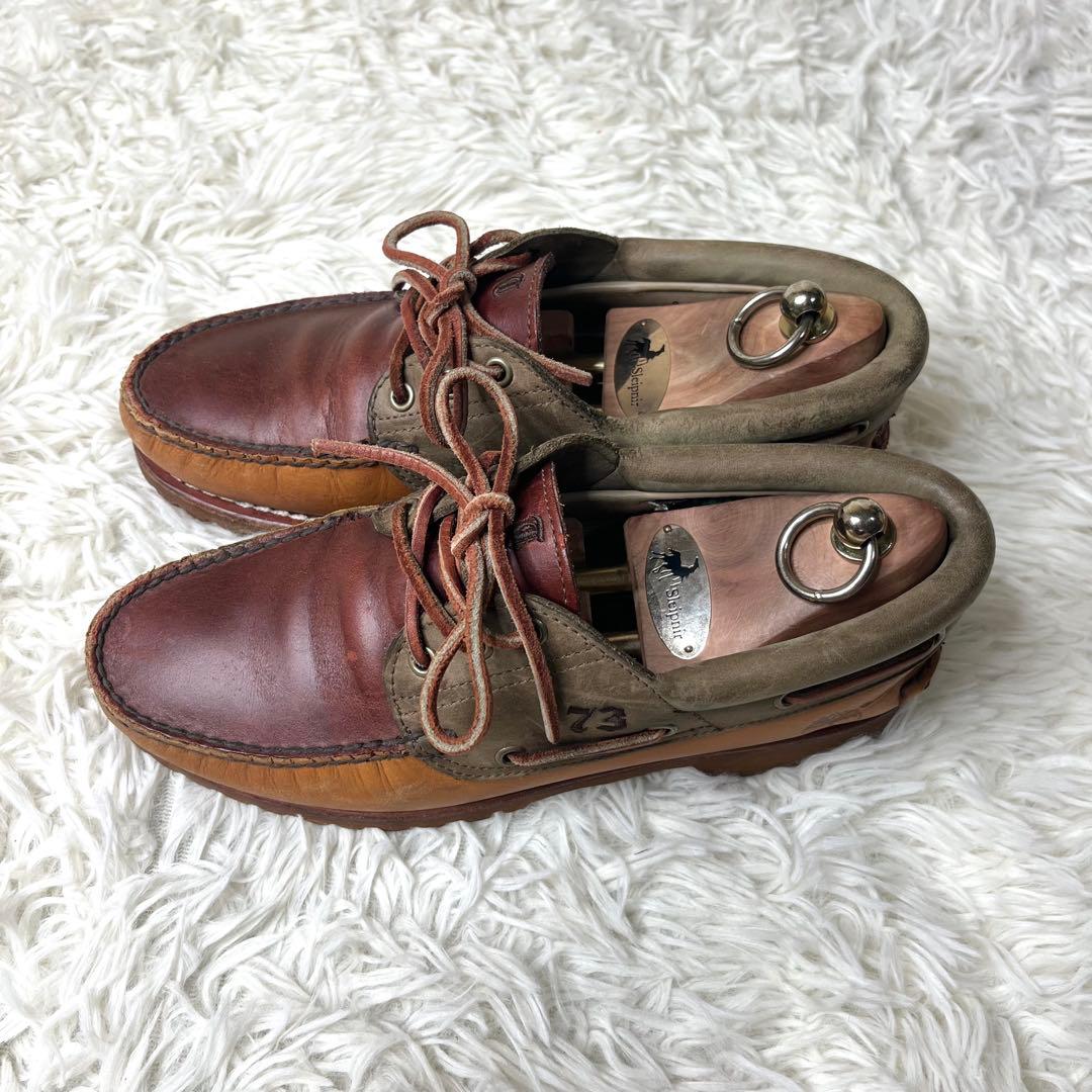 【美品】 Timberland 3eye スリーアイ 26cm デッキシューズ