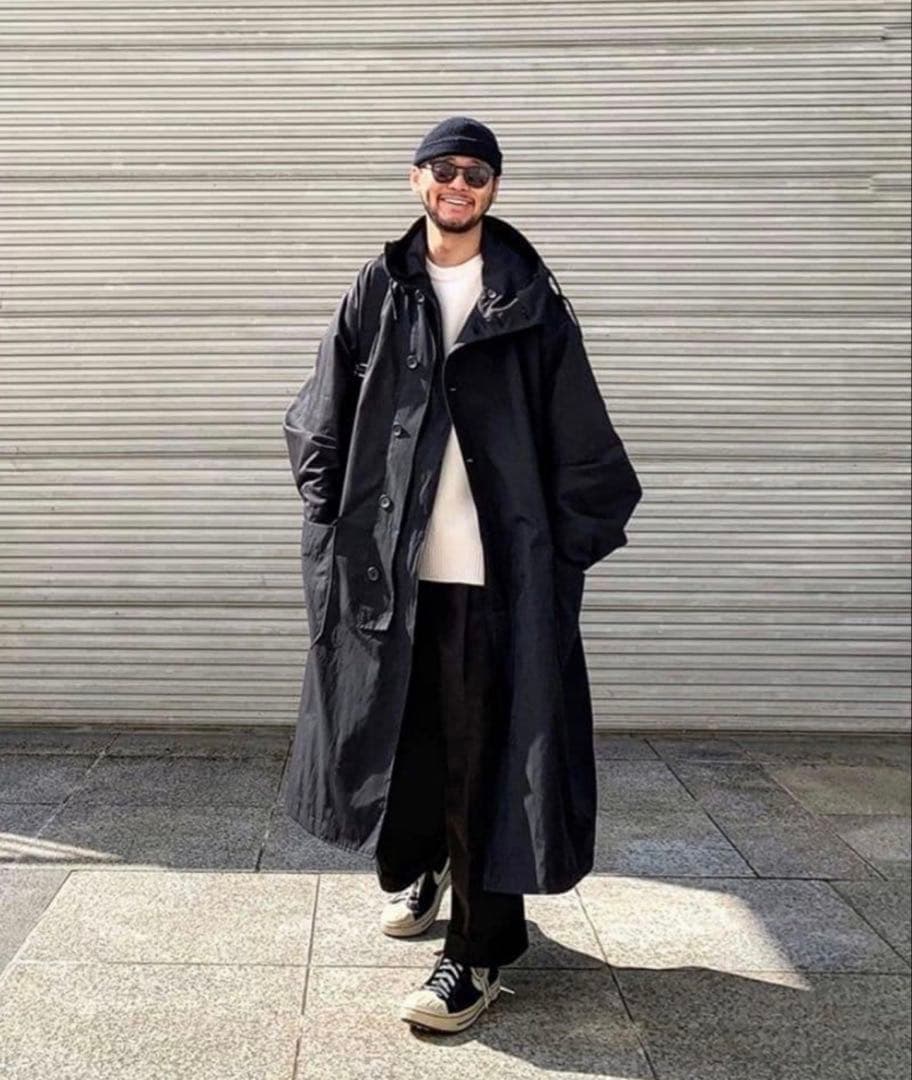 Warm Cotton Windbreaker Jacket / ブラック/ L