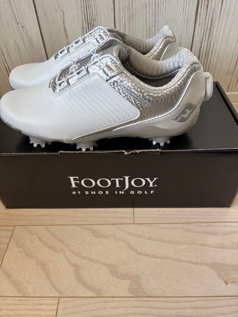 【吉松】FootJoy ゴルフシューズ ドライジョイズ ホワイト/シルバー