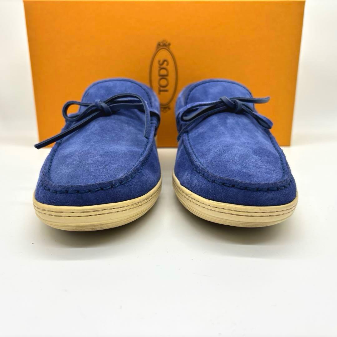 【美品】トッズ ドライビングシューズ デッキシューズ モカシン スエード 25