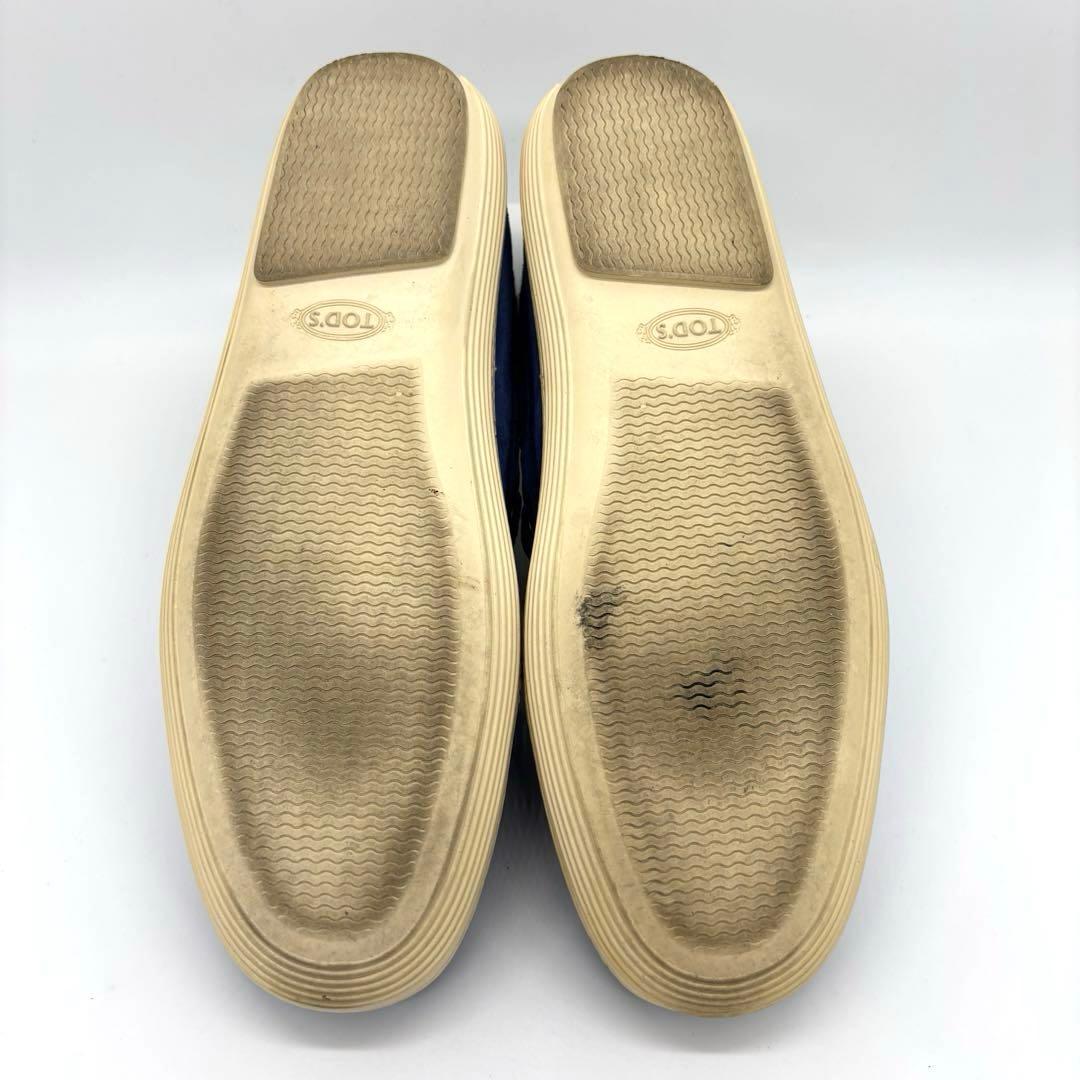 【美品】トッズ ドライビングシューズ デッキシューズ モカシン スエード 25
