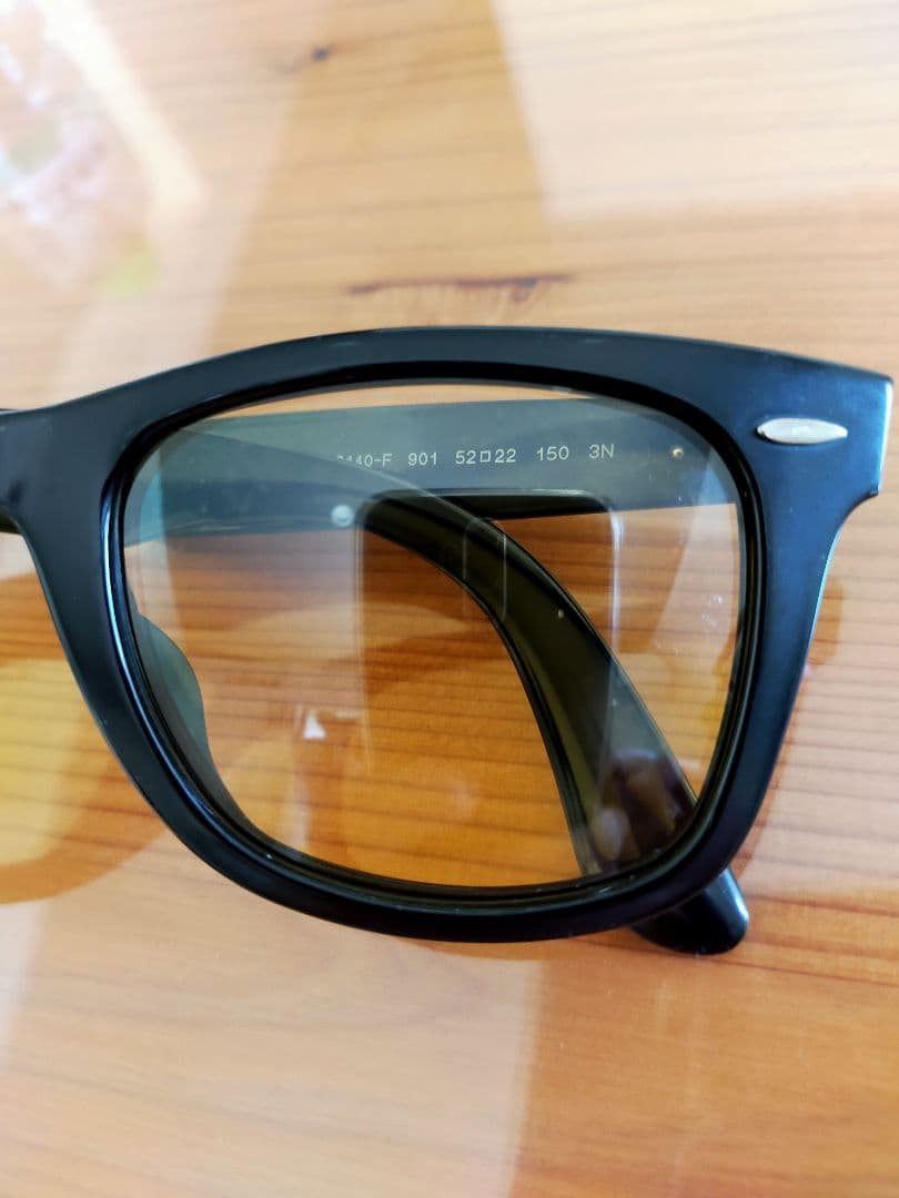Ray-Ban WAYFARER RB2140-F 52 イエローレンズ 美品
