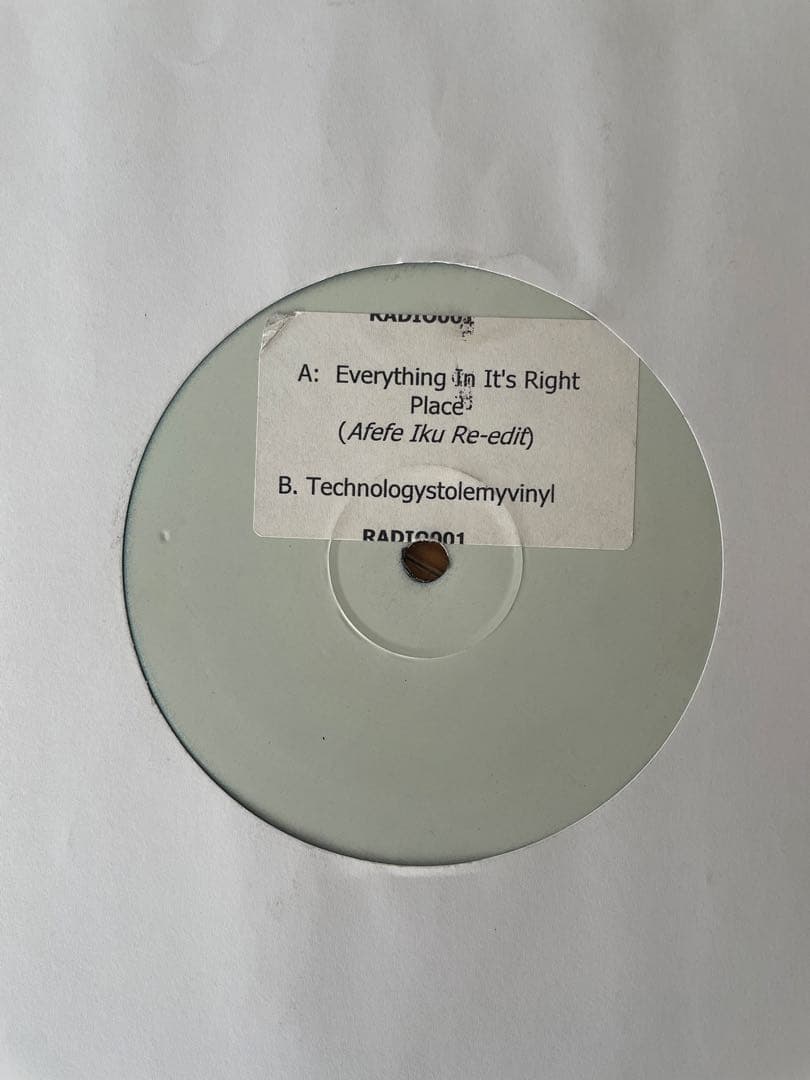 その他 Radiohead Moodymann Not On Label EP 12\"