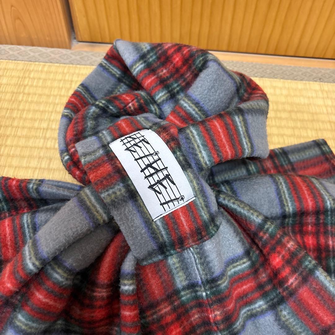 み*ぃ様 HEIHEI リボンマフラー　グレー