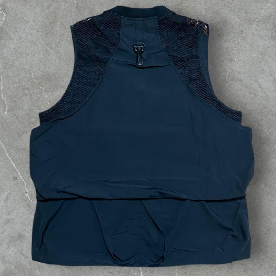 【人気】 peak フィッシングベスト ブラック 着脱式 size:L