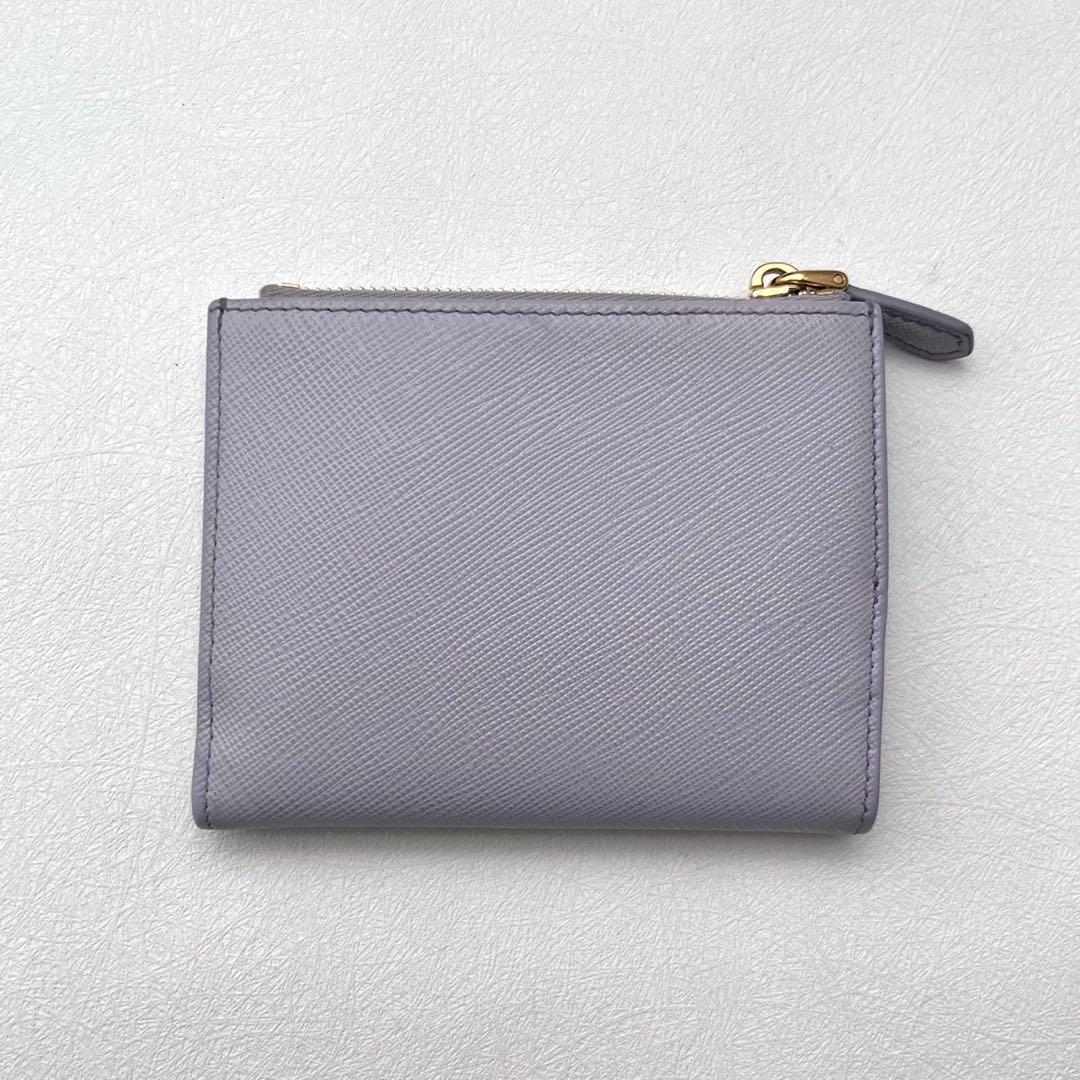 PRADA プラダ サフィアーノ マルチカラー 2つ折り財布　極美品0314-②