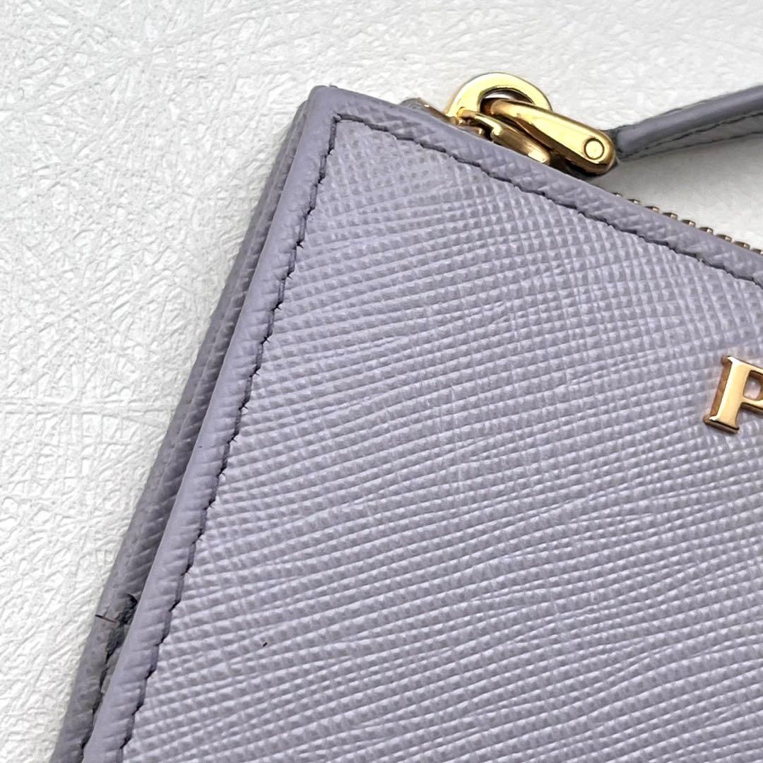 PRADA プラダ サフィアーノ マルチカラー 2つ折り財布　極美品0314-②
