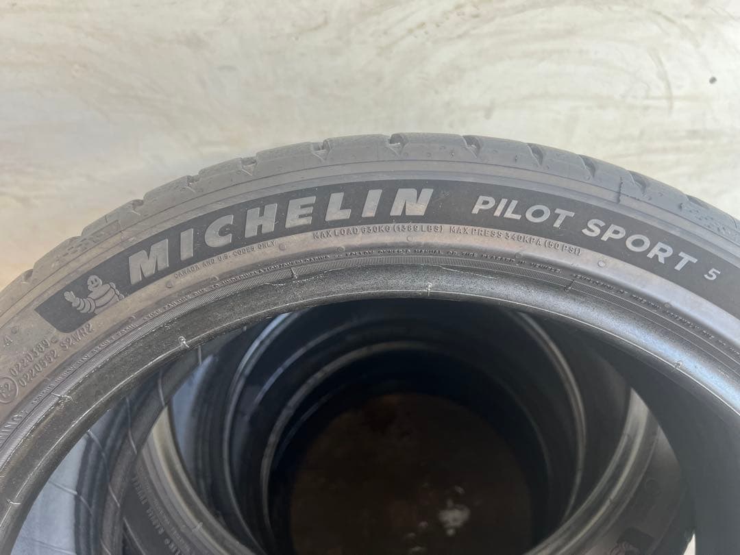 送料込み225/40ZR18 Michelin Pilot Sport4本セット