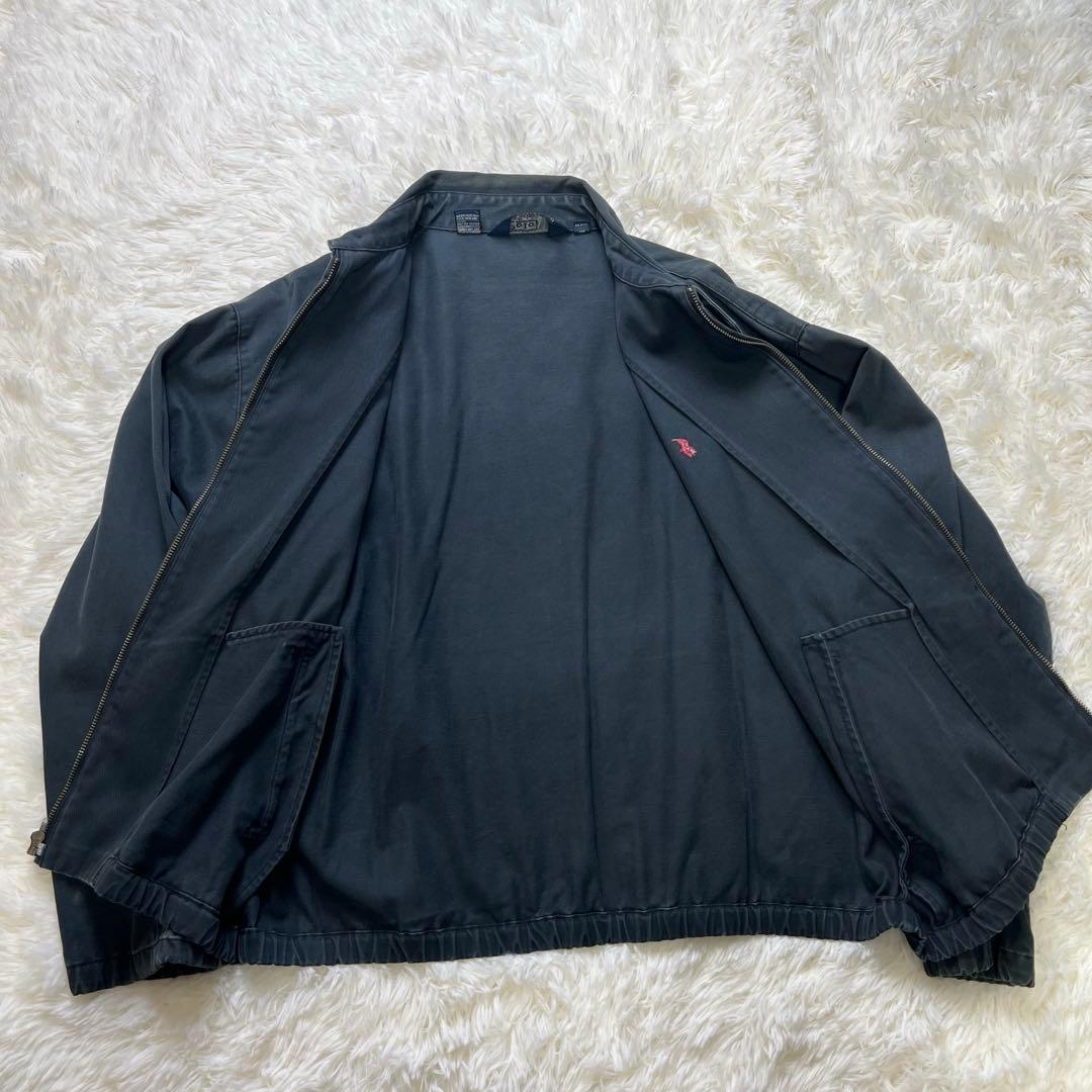 ポロ ラルフローレン POLO スウィングトップ ブルゾン ロゴ 三角タグ L
