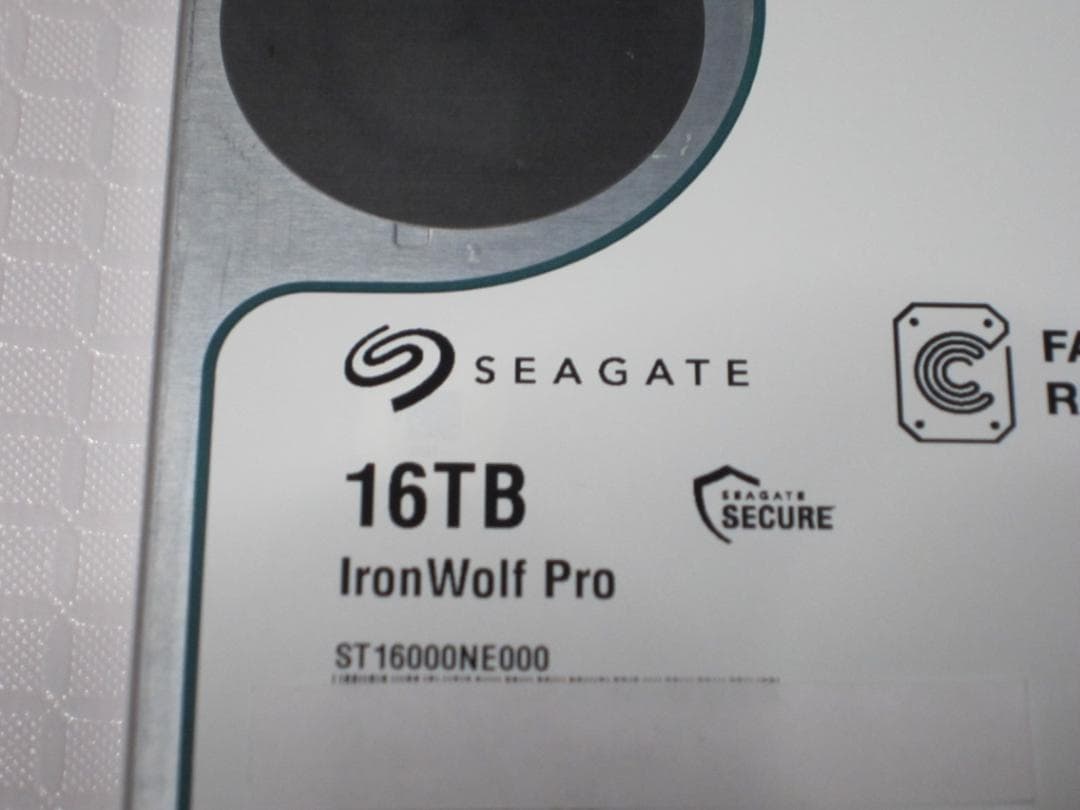 SeagateIronWolf Pro ST16000NE00016TBジャンク