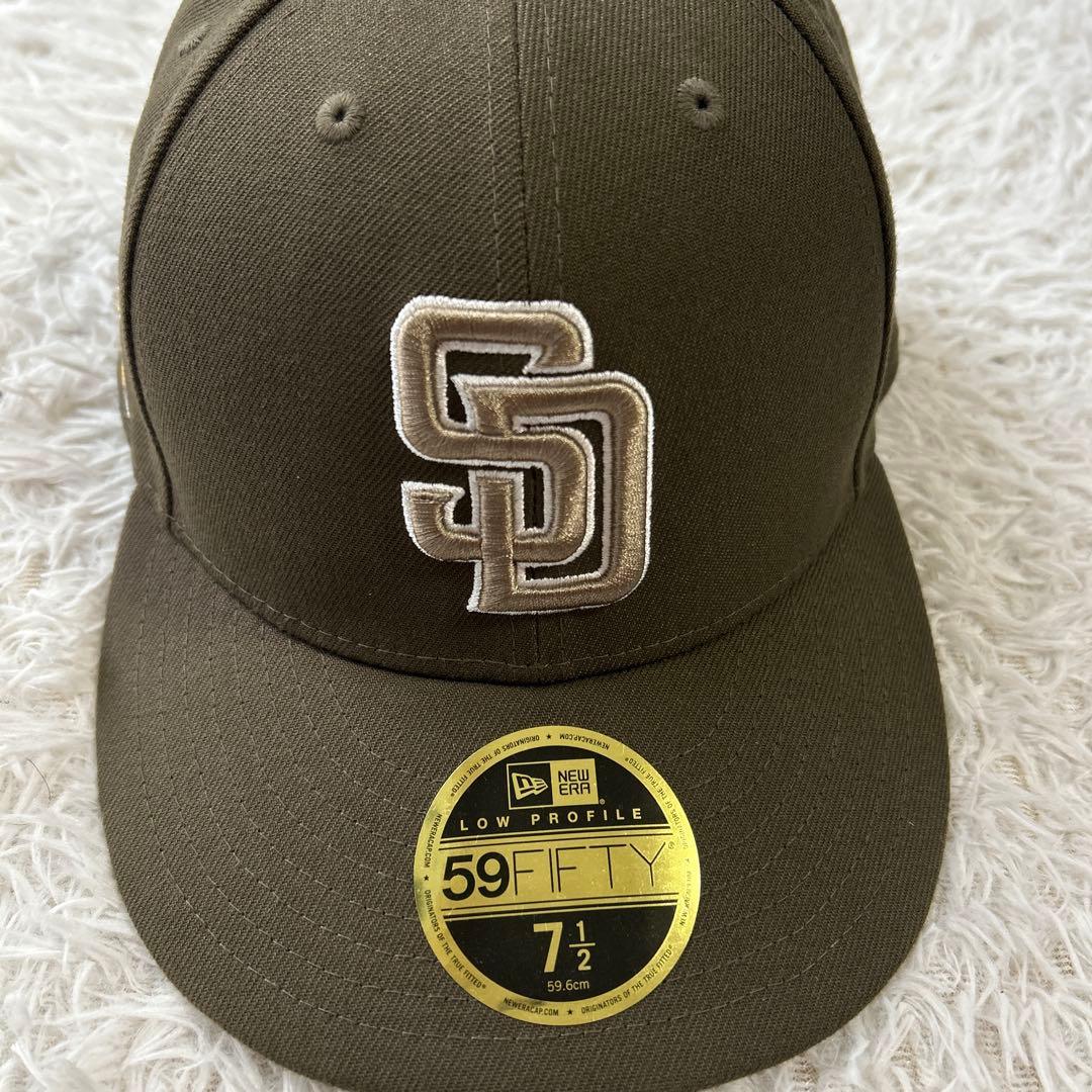 ニューエラ 59FIFTY 7 1/2 サンディエゴ パドレス キャップ