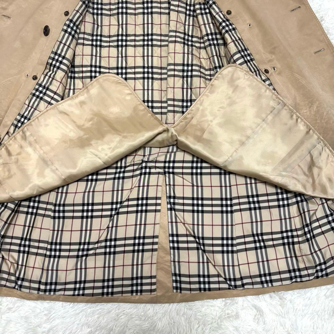 希少 バーバリーロンドン トレンチコート キルティング ライナー ノバチェックL