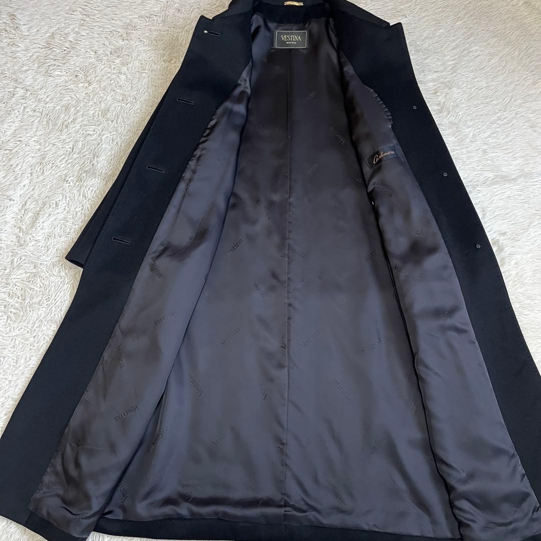 【極美品】ヴェスティナ 最高級カシミヤ100% ロングコート 東京スタイル