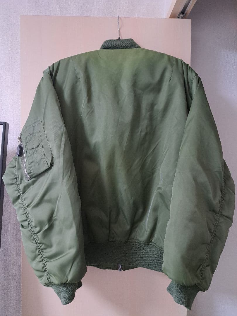 90s MA-1 フライトジャケット カーキ 民間