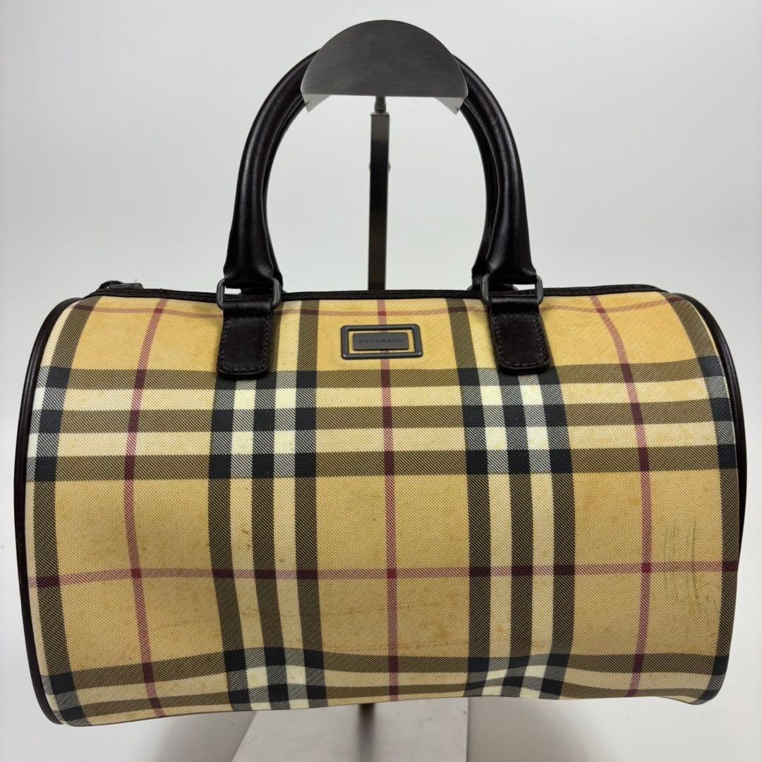 BURBERRY　バーバリー　ノバチェック　トートバッグ　ボストンバッグ